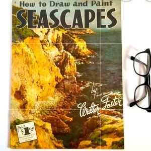 📚⏳ VINTAGE❗️ VERY RARE FIND❗️ “SEASCAPE ART” BOOK BY WALTER FOSTER!